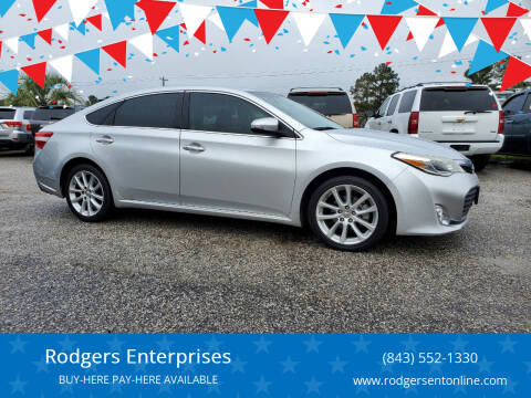 2013 Toyota Avalon for sale at Rodgers Enterprises in North Charleston SC
