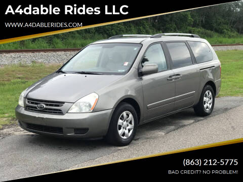 2010 Kia Sedona for sale at A4dable Rides LLC in Haines City FL