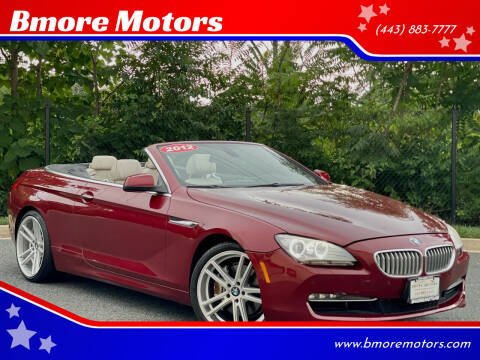 2012 BMW 6 Series for sale at Bmore Motors in Baltimore MD