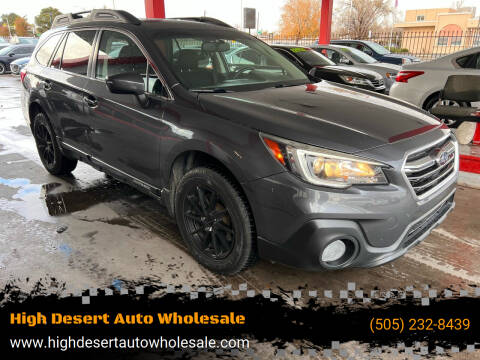 2018 Subaru Outback for sale at High Desert Auto Wholesale in Albuquerque NM