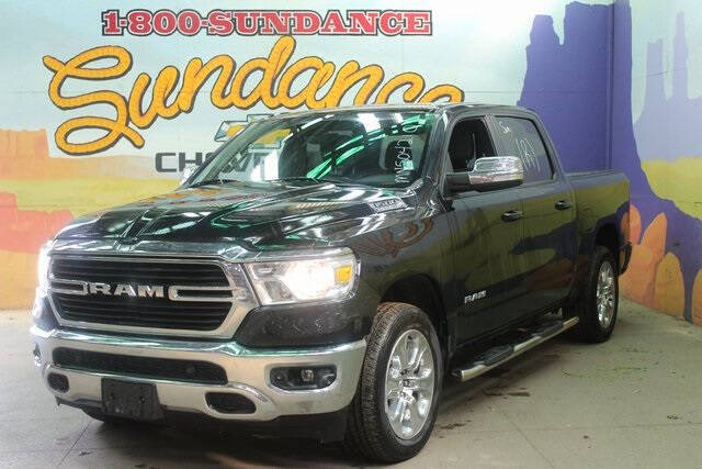 Used 2021 RAM Ram 1500 Big Horn with VIN 1C6SRFFT5MN504210 for sale in Grand Ledge, MI