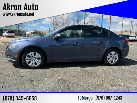 2014 Chevrolet Cruze for sale at Akron Auto in Akron CO