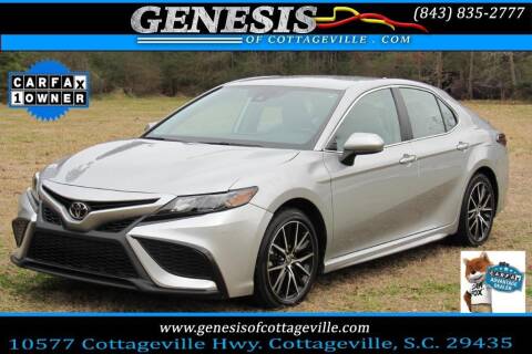2021 Toyota Camry for sale at Genesis Of Cottageville in Cottageville SC