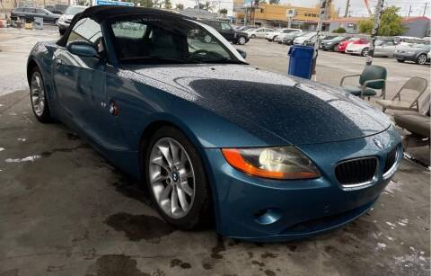 2003 BMW Z4 for sale at LUCKY MTRS in Pomona CA