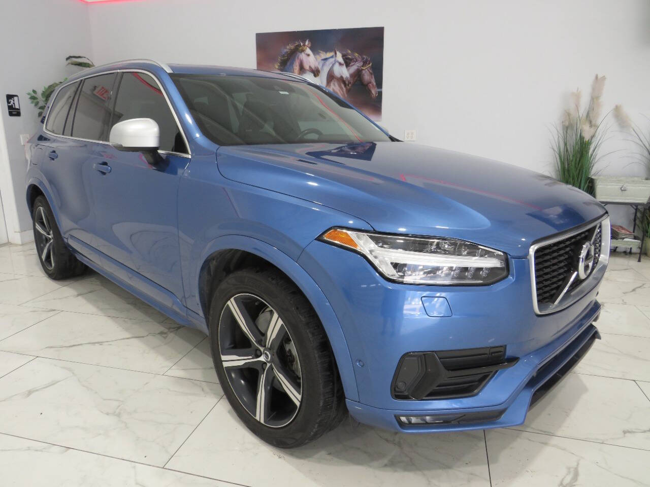 Blue 2017 Volvo XC90 SUV / Crossover All-Wheel Drive 8-Speed Automatic