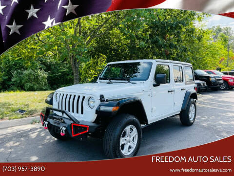 Jeep Wrangler For Sale in Chantilly, VA - Freedom Auto Sales