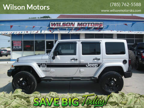 2011 Jeep Wrangler Unlimited for sale at Wilson Motors in Junction City KS