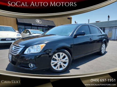 2010 Toyota Avalon for sale at SoCal Auto Motors in Costa Mesa CA