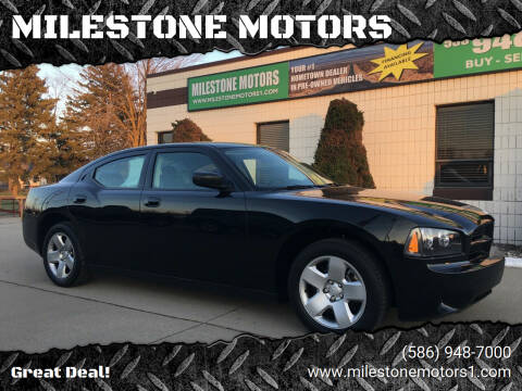 2008 Dodge Charger for sale at MILESTONE MOTORS in Chesterfield MI