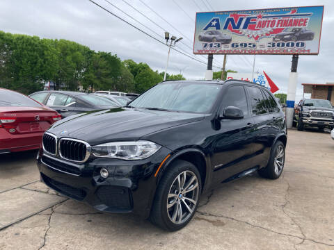2016 BMW X5 for sale at ANF AUTO FINANCE in Houston TX