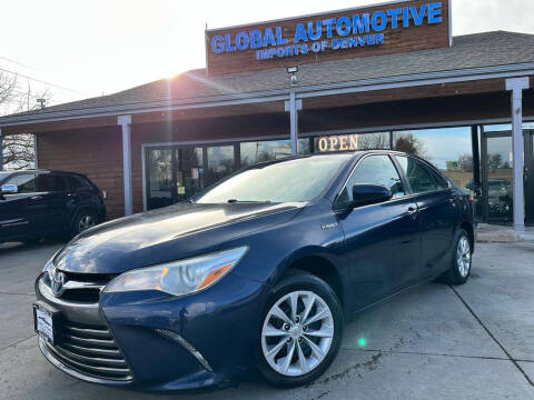 2016 Toyota Camry Hybrid for sale at Global Automotive Imports in Denver CO