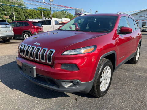 2015 Jeep Cherokee for sale at Steves Auto Sales in Cambridge MN