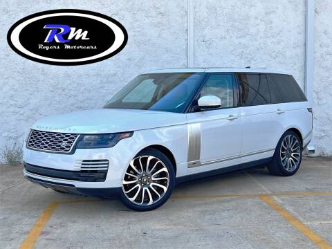 2020 Land Rover Range Rover for sale at ROGERS MOTORCARS in Houston TX