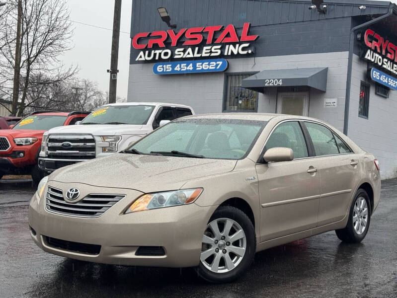 2007 Toyota Camry Hybrid for sale at Crystal Auto Sales Inc in Nashville TN