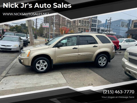 2006 Chevrolet Equinox for sale at Nick Jr's Auto Sales in Philadelphia PA