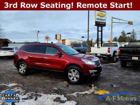 2017 Chevrolet Traverse for sale at A-F MOTORS in Adams WI