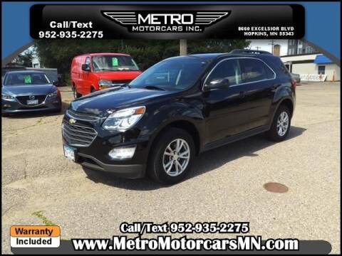 2017 Chevrolet Equinox for sale at Metro Motorcars Inc in Hopkins MN