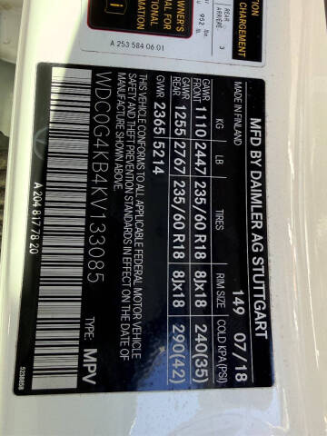 2019 Mercedes-Benz GLC GLC 300 4MATIC