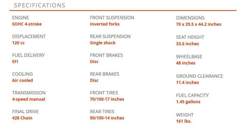 2025 Kayo TT 125 EFI