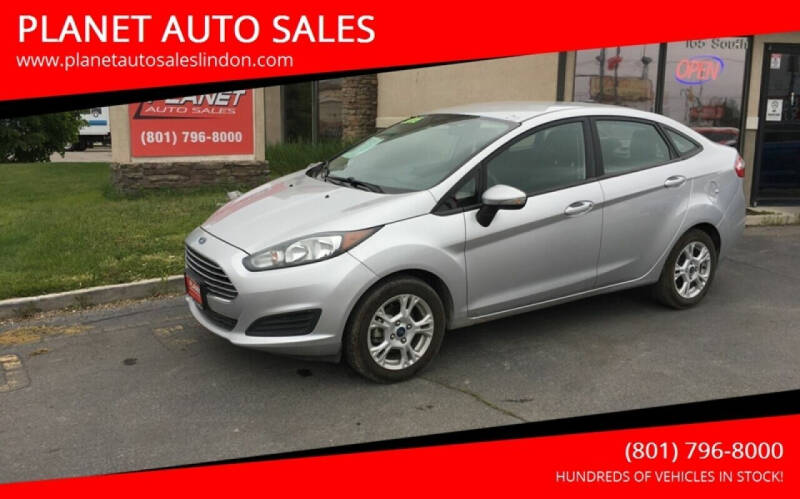 2015 Ford Fiesta for sale at PLANET AUTO SALES in Lindon UT