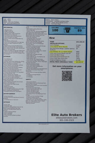 2022 Audi Q4 e-tron quattro Prestige 50