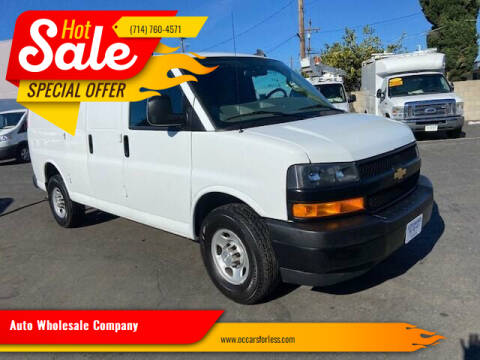 2021 Chevrolet Express for sale at Auto Wholesale Company in Santa Ana CA