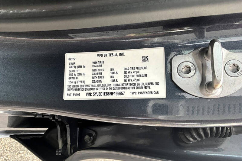 2022 Tesla Model 3 Long Range