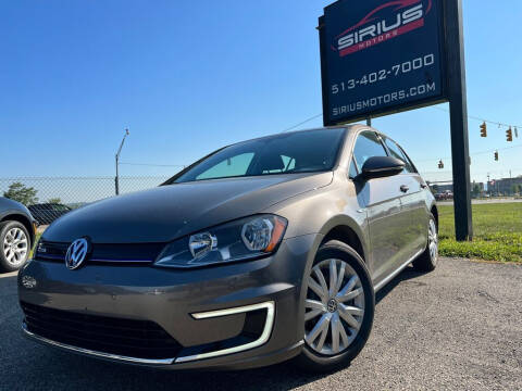 2015 Volkswagen e-Golf for sale at SIRIUS MOTORS INC in Monroe OH