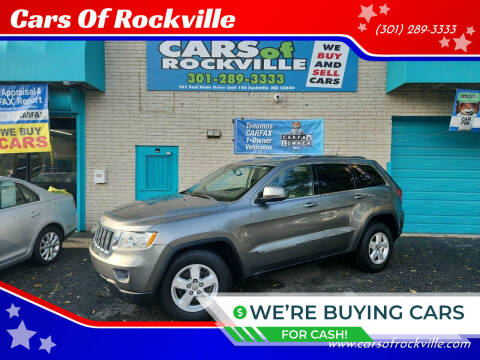 2011 Jeep Grand Cherokee for sale at Cars Of Rockville in Rockville MD