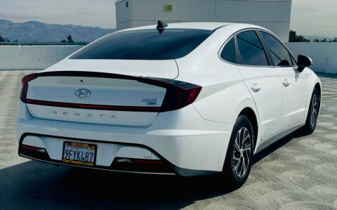 2021 Hyundai Sonata Hybrid Blue