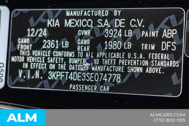 2025 Kia K4 LXS