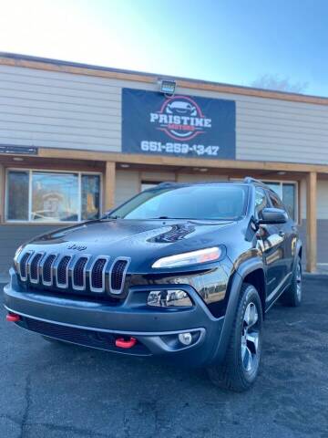 2015 Jeep Cherokee for sale at Pristine Motors in Saint Paul MN