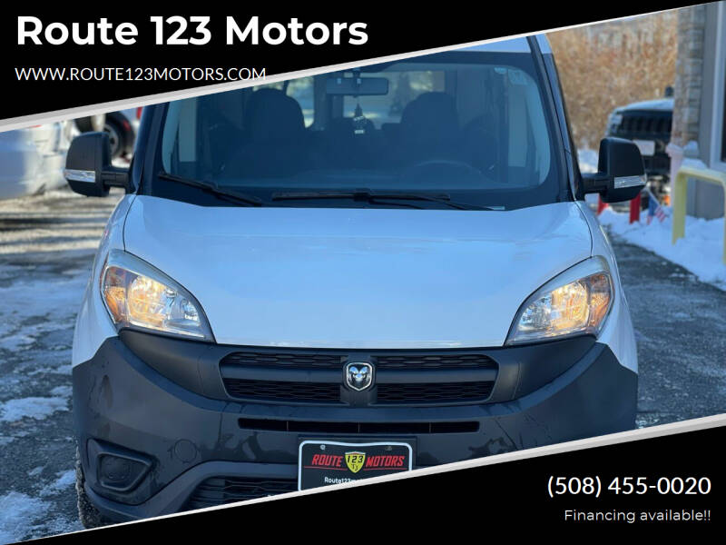 2017 RAM ProMaster City Cargo for sale at Route 123 Motors in Norton MA