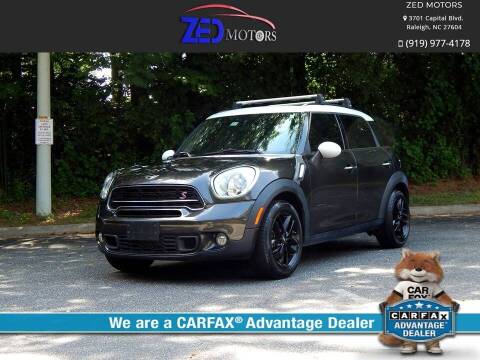 2015 MINI Countryman for sale at Zed Motors in Raleigh NC