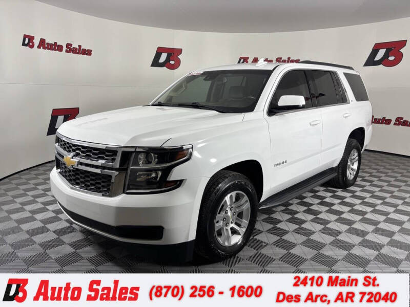 2018 Chevrolet Tahoe for sale at D3 Auto Sales in Des Arc AR