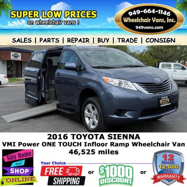 2016 Toyota Sienna LE Mobility 7-Passenger