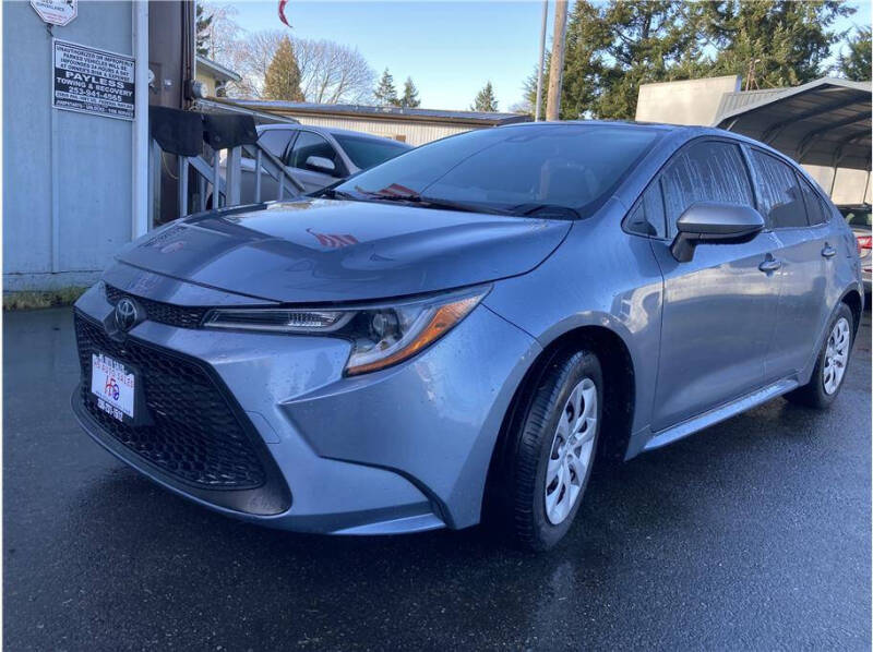 2020 Toyota Corolla for sale at H5 AUTO SALES INC in Federal Way WA