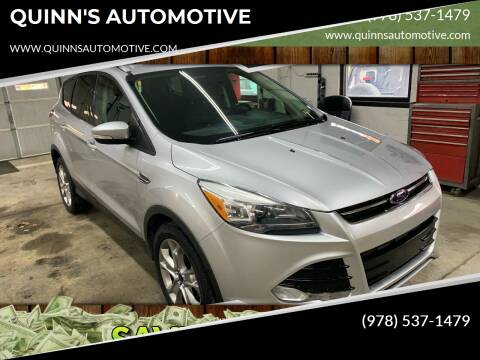 2014 Ford Escape for sale at QUINN'S AUTOMOTIVE in Leominster MA