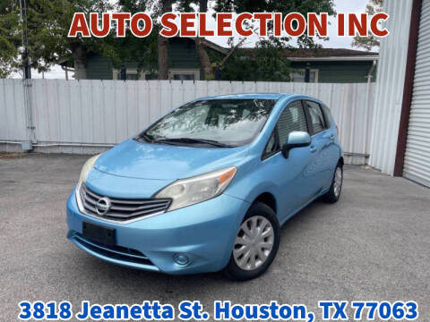 2014 Nissan Versa Note for sale at Auto Selection Inc. in Houston TX