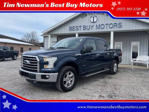 2015 Ford F-150 for sale at Tim Newman's Best Buy Motors in Hillsboro OH
