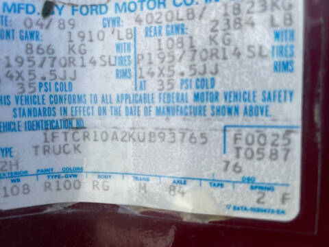 1989 Ford Ranger XLT