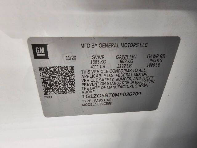 2021 Chevrolet Malibu RS