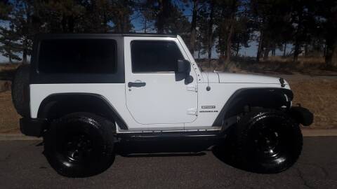 2012 Jeep Wrangler for sale at Macks Auto Sales LLC in Arvada CO