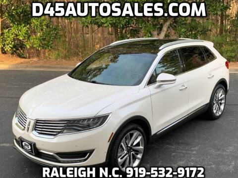 2017 Lincoln MKX for sale at D45 Auto Brokers in Raleigh NC