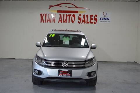 2014 Volkswagen Tiguan for sale at Kian Auto Sales in Sacramento CA