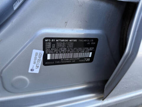 2024 Mitsubishi Mirage Black Edition