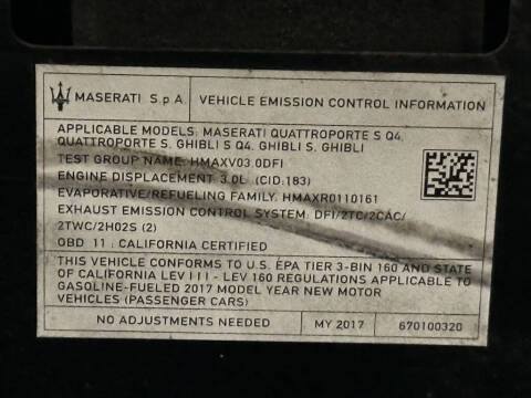 2017 Maserati Ghibli