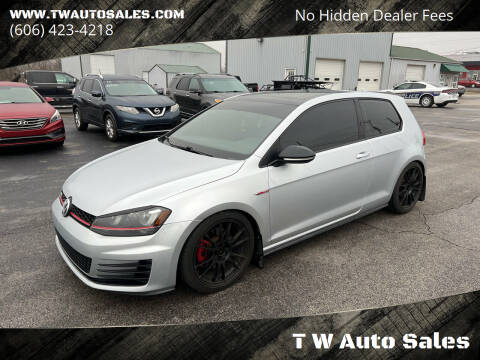 2015 Volkswagen Golf GTI for sale at T W Auto Sales in Science Hill KY