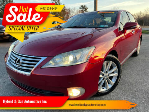 2010 Lexus ES 350 for sale at Hybrid & Gas Automotive Inc in Aberdeen MD