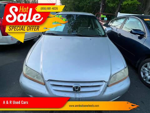 2002 Honda Accord for sale at A & R Used Cars in Clayton NJ